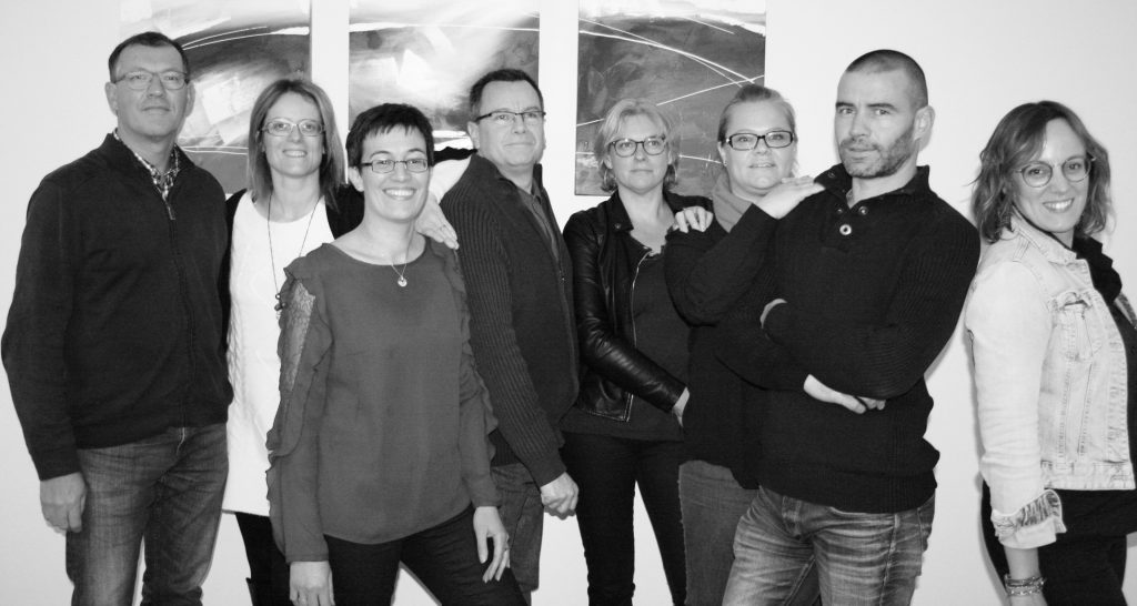 CBM : Les correspondantes commerciales et les techniciens de CBM, Le Mans, France